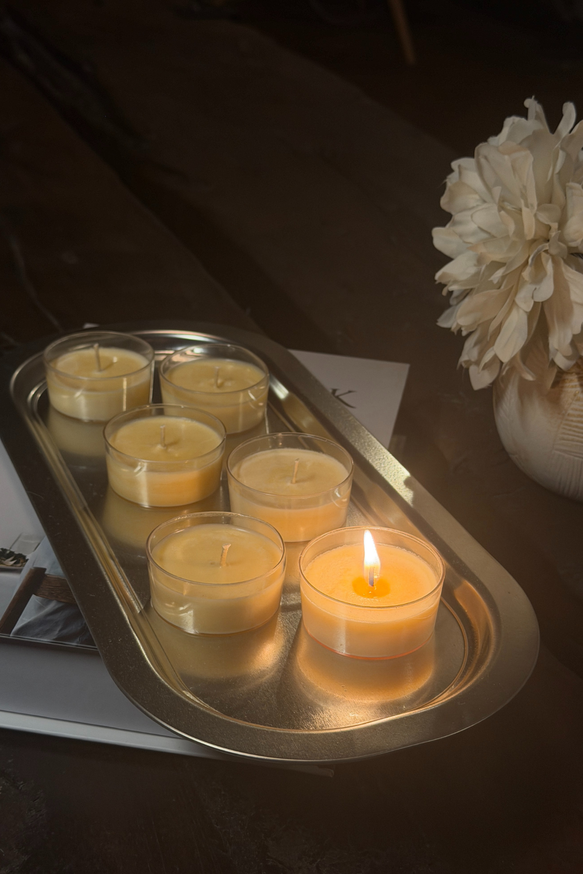 White Velvet 6'lı Tealight